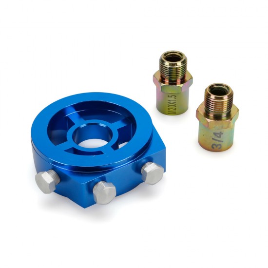 ΑΝΤΑΠΤΟΡΑΣ ΓΙΑ ΠΙΕΣΗ & ΘΕΡΜΟΚΡΑΣΙΑ ΛΑΔΙΟΥ OIL FILTER CONNECTOR KIT 2in1 M20-P1.5mm/3/4 UNF-16 LAMPA - 1 τεμ.
