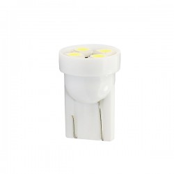T10 W5W 12V W2,1x9,5d LED 4xSMD3528 ΛΕΥΚΟ (ΚΑΡΦΩΤΟ ΑΚΑΛΥΚΟ) BLISTER 2ΤΕΜ. M-TECH