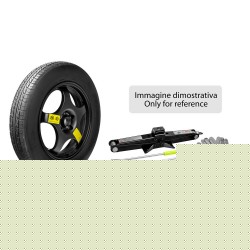 ΡΕΖΕΡΒΑ ΣΙΔΕΡΕΝΙΑ 155/80-19  ΚΑΡΕ 5x112 ΚΕΝΤΡΟ 66,6mm NO STOP ΚΙΤ ΜΕ ΓΡΥΛΟ+ΜΠΟΥΛΟΝΟΚΛΕΙΔΟ+ΤΣΑΝΤΑ