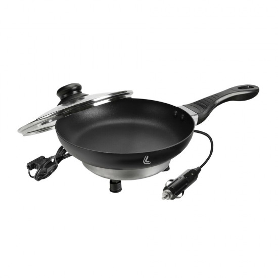 Lampa – Ηλεκτρικό Τηγάνι Αυτοκινήτου 12V 180W Ø20cm 360ml, ετοιμάστε ζεστά γεύματα παντού στην εκδρομή – 1 Τεμ. (L9712.4)