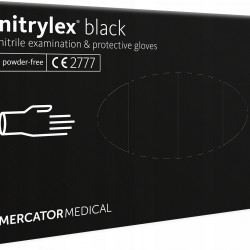 Amio - ΓΑΝΤΙΑ ΝΙΤΡΙΛΙΟΥ MERCATOR NITRYLEX BASIC ΣΕ ΜΑΥΡΟ ΧΡΩΜΑ ΧLARGE (ΧL) - 100 Τεμ. (MER13529/AM)