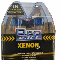 H4 12V 60/55W P43t RAINBOW BLUΕ ΤΥΠΟΥ XENON PRO-RACE -  2 ΤΕΜ.