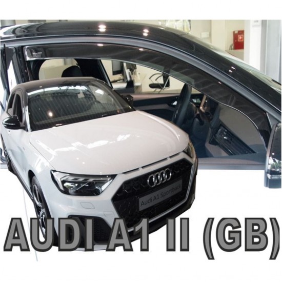 ΑΝΕΜΟΘΡΑΥΣΤΕΣ ΓΙΑ AUDI A1 5D 2018-2021 ΖΕΥΓΑΡΙ ΑΠΟ ΕΥΚΑΜΠΤΟ ΦΙΜΕ ΠΛΑΣΤΙΚΟ HEKO - 2 ΤΕΜ.