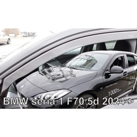 ΑΝΕΜΟΘΡΑΥΣΤΕΣ ΓΙΑ BMW ΣΕΙΡΑ 1 F70 5D 2024+ ΖΕΥΓΑΡΙ ΑΠΟ ΕΥΚΑΜΠΤΟ ΦΙΜΕ ΠΛΑΣΤΙΚΟ HEKO - 2 ΤΕΜ.