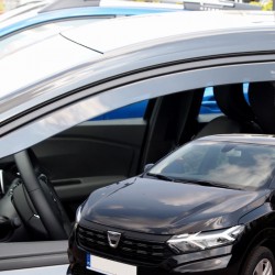 ΑΝΕΜΟΘΡΑΥΣΤΕΣ ΓΙΑ DACIA SANDERO /STEPWAY 5D 2020+ ΖΕΥΓΑΡΙ ΑΥΤΟΚΙΝΗΤΟΥ ΑΠΟ ΕΥΚΑΜΠΤΟ ΦΙΜΕ ΠΛΑΣΤΙΚΟ HEKO - 2 ΤΕΜ.