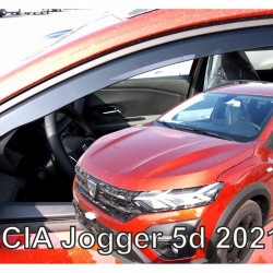 ΑΝΕΜΟΘΡΑΥΣΤΕΣ ΓΙΑ DACIA JOGGER 5D 2021+  ΖΕΥΓΑΡΙ ΑΠΟ ΕΥΚΑΜΠΤΟ ΦΙΜΕ ΠΛΑΣΤΙΚΟ HEKO - 2 ΤΕΜ.