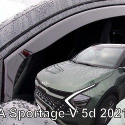 ΑΝΕΜΟΘΡΑΥΣΤΕΣ ΓΙΑ KIA SPORTAGE 5D 2021+  ΖΕΥΓΑΡΙ ΑΠΟ ΕΥΚΑΜΠΤΟ ΦΙΜΕ ΠΛΑΣΤΙΚΟ HEKO - 2 ΤΕΜ.