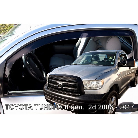 ΑΝΕΜΟΘΡΑΥΣΤΕΣ ΓΙΑ TOYOTA TUNDRA 2D 2006-2017 ΖΕΥΓΑΡΙ ΑΠΟ ΕΥΚΑΜΠΤΟ ΦΙΜΕ ΠΛΑΣΤΙΚΟ HEKO - 2 ΤΕΜ.