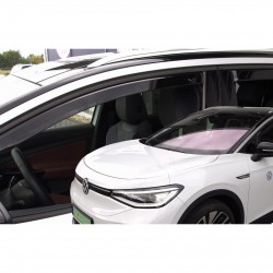 ΑΝΕΜΟΘΡΑΥΣΤΕΣ ΓΙΑ VW ID.4 5D 2020+ -  ΑΥΤΟΚΙΝΗΤΟΥ ΑΠΟ ΕΥΚΑΜΠΤΟ ΦΙΜΕ ΠΛΑΣΤΙΚΟ HEKO - 2 ΤΕΜ.