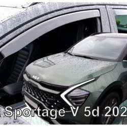 ΑΝΕΜΟΘΡΑΥΣΤΕΣ ΓΙΑ KIA SPORTAGE 5D 2021+  ΣΕΤ ΑΥΤΟΚΙΝΗΤΟΥ ΑΠΟ ΕΥΚΑΜΠΤΟ ΦΙΜΕ ΠΛΑΣΤΙΚΟ HEKO - 4 ΤΕΜ.