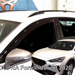 ΑΝΕΜΟΘΡΑΥΣΤΕΣ ΓΙΑ MERCEDES EQC N293 5D 2019+ / CUPRA FORMENTOR 5D 2020+ ΑΥΤΟΚΙΝΗΤΟΥ ΑΠΟ ΕΥΚΑΜΠΤΟ ΦΙΜΕ ΠΛΑΣΤΙΚΟ HEKO - 2 ΤΕΜ.