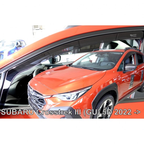 ΑΝΕΜΟΘΡΑΥΣΤΕΣ ΓΙΑ SUBARU CROSSTREK III (GU) 5D 2022+ ΖΕΥΓΑΡΙ ΑΠΟ ΕΥΚΑΜΠΤΟ ΦΙΜΕ ΠΛΑΣΤΙΚΟ HEKO - 2 ΤΕΜ