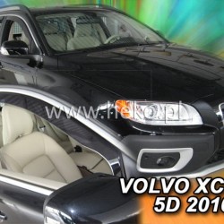 ΑΝΕΜΟΘΡΑΥΣΤΕΣ ΓΙΑ VOLVO S80 4D 2006+/ VOLVO V70 /XC 5D 2007-2016 ΖΕΥΓΑΡΙ ΑΠΟ ΕΥΚΑΜΠΤΟ ΦΙΜΕ ΠΛΑΣΤΙΚΟ HEKO - 2 ΤΕΜ.