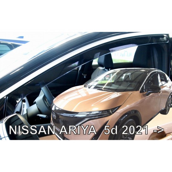 ΑΝΕΜΟΘΡΑΥΣΤΕΣ ΓΙΑ NISSAN ARIYA 5D 2022+? ΣΕΤ ΑΥΤΟΚΙΝΗΤΟΥ ΑΠΟ ΕΥΚΑΜΠΤΟ ΦΙΜΕ ΠΛΑΣΤΙΚΟ HEKO - 4 ΤΕΜ.