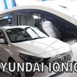ΑΝΕΜΟΘΡΑΥΣΤΕΣ ΓΙΑ HYUNDAI IONIQ 5D 2016+  ΣΕΤ ΑΥΤΟΚΙΝΗΤΟΥ ΑΠΟ ΕΥΚΑΜΠΤΟ ΦΙΜΕ ΠΛΑΣΤΙΚΟ HEKO - 4 ΤΕΜ.