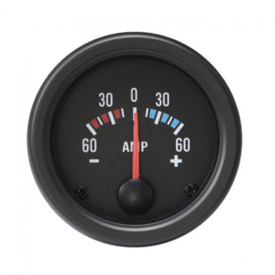 ΑΜΠΕΡΟΜΕΤΡΟ 52mm ΜΑΥΡΟ