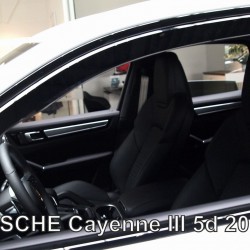 ΑΝΕΜΟΘΡΑΥΣΤΕΣ ΓΙΑ PORSCHE CAYENNE 5D 2017+  ΖΕΥΓΑΡΙ ΑΠΟ ΕΥΚΑΜΠΤΟ ΦΙΜΕ ΠΛΑΣΤΙΚΟ HEKO - 2 ΤΕΜ.