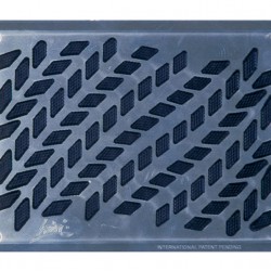 FOOTREST RUG ΠΑΤΑΚΙ ΑΛΟΥΜΙΝΙΟΥ DRIVE 270x190mm LUISI