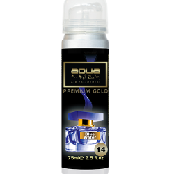 Aqua - ΑΡΩΜΑΤΙΚΟ ΑΥΤΟΚΙΝΗΤΟΥ ΣΕ ΣΠΡΕΙ (SPRAY) ΜΕ ΑΡΩΜΑ BLUE WATER PREMIUM GOLD SERIES 75ml AQUA - 1 TEM. (10-889/AQ)