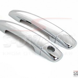 ΧΕΡΟΥΛΙΑ ΠΟΡΤΑΣ ΓΙΑ CITROEN C4 HB 3D 05-10  ΧΡΩΜΙΟ ΜΕΤΑΛΛΙΚΑ 2ΠΟΡΤΕΣ 2ΤΕΜ