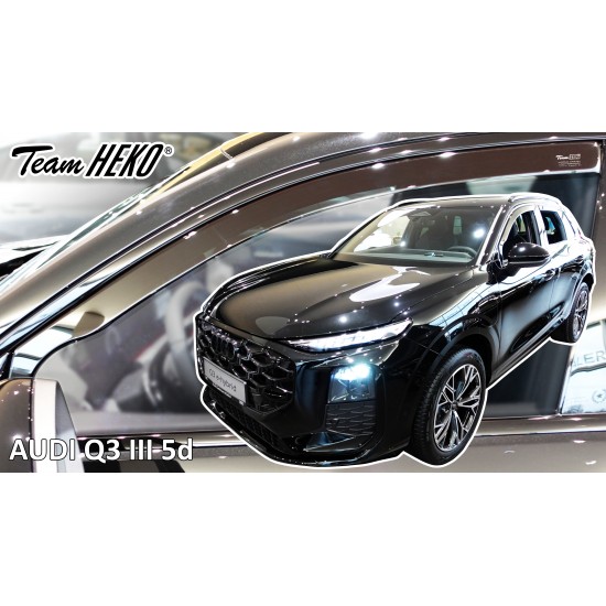 Heko - Ανεμοθραύστες Παραθύρων Για Audi Q3 2025 > 5πορτο υλικό Acrylic Χρώμα Φιμέ - 2 τεμ. (ΑΝΕΜ.20203)
