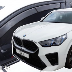 Heko - Ανεμοθραύστες για BMW X2 II U10 5 Doors 2023+ Σετ Αυτοκινήτου Απο Εύκαμπτο Φιμέ Πλαστικό - 4 τεμ. (ΑΝΕΜ.SET11011)