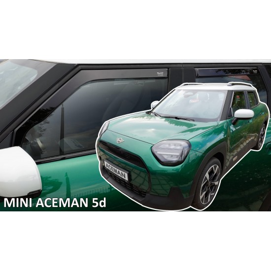 Heko - Ανεμοθραύστες Παραθύρων Για Mini Aceman (J05) 2024 > 5πορτο υλικό Acrylic Χρώμα Φιμέ - 4 τεμ. (ΑΝΕΜ.SET22214)