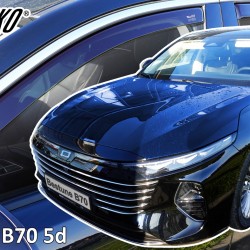 Heko - Ανεμοθραύστες για Bestune B70 5 Doors 2020+ Σετ Αυτοκινήτου Απο Εύκαμπτο Φιμέ Πλαστικό - 4 τεμ. (ΑΝΕΜ.SET29138)