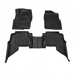 Race Axion - Πατάκια Για Nissan Pathfinder III (R51) 2010-2015 5πορτο Λάστιχο Σκαφάκια Προστατευτικά Με Κουμπώματα υλικό Λάστιχο για Επιβατικά Αυτοκίνητα - 3 τεμ. (5014363/ST)