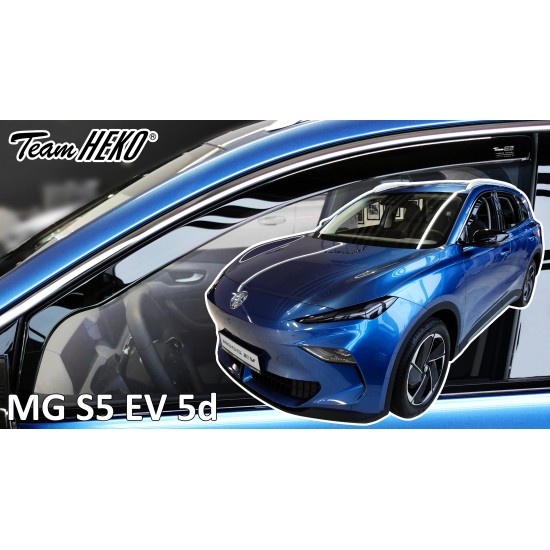 Heko - Ανεμοθραύστες Παραθύρων Για MG S5 EV 2024 > 5πορτο υλικό Acrylic Χρώμα Φιμέ - 2 τεμ. (ΑΝΕΜ.23814)