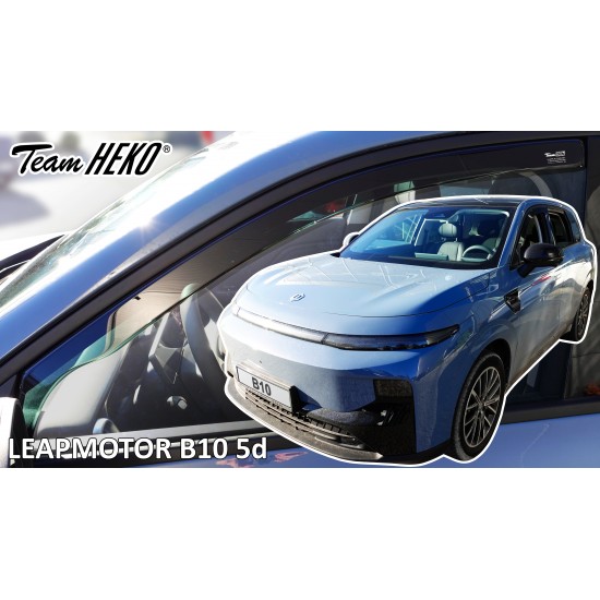 Heko - Ανεμοθραύστες Παραθύρων Για Leapmotor B10 2025 > 5πορτο υλικό Acrylic Χρώμα Φιμέ - 2 τεμ. (ΑΝΕΜ.29143)