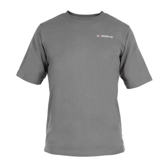 ΜΠΛΟΥΖΑΚΙ T-SHIRT ΓΚΡΙ NORDRIVE (S) 100% ΒΑΜΒΑΚΕΡΟ 1ΤΕΜ.