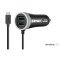 Amio - Φορτιστής Αναπτήρα 12-24V 2.4A με 2 θύρες USB και καλώδιο Micro USB για ταυτόχρονη φόρτιση συσκευών με σταθερή παροχή ρεύματος σε αυτοκίνητα και επαγγελματικά οχήματα - 1 Τεμ. (02056/AM)