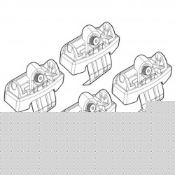 ΑΚΡΑ ΓΙΑ ΜΠΑΡΕΣ NORDRIVE ΓΙΑ AUDI A4 4D 11-15+ KIT
