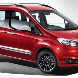 ΚΑΠΑΚΙΑ ΚΑΘΡΕΠΤΗ ΧΡΩΜΙΟΥ ΜΕΤΑΛΛΙΚΑ ΓΙΑ FORD COURIER 2014+