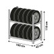 ΣΤΑΝΤ 6>10 ΕΛΑΣΤΙΚΩΝ ΜΕΤΑΛΛΙΚΟ 100x118x45cm  (MAX 290 kg)