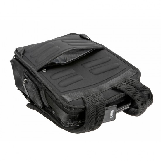 ΤΣΑΝΤΑ ΠΛΑΤΗΣ BACK PACK ZAINO BK-01 ΣΕ ΜΑΥΡΟ ΧΡΩΜΑ 32x45x22cm