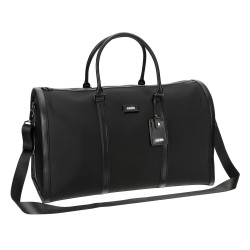 ΤΣΑΝΤΑ ΠΛΑΤΗΣ ΧΕΙΡΟΣ DUFFLE BAG DF-01 ΣΕ ΜΑΥΡΟ ΧΡΩΜΑ 60x35x30cm