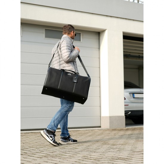 ΤΣΑΝΤΑ ΠΛΑΤΗΣ ΧΕΙΡΟΣ DUFFLE BAG DF-01 ΣΕ ΜΑΥΡΟ ΧΡΩΜΑ 60x35x30cm