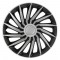 Lampa - Τάσια Tokyo Silver/Black 14'' Tech-One σε Μαύρο/Ασημί Χρώμα για Σιδερένιες Ζάντες Αυτοκινήτου από ABS - Σετ 4 Τεμ. (L3146.1)