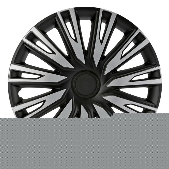 Lampa - Τάσια Shinku Silver/Black 14'' Tech-One σε Μαύρο/Ασημί Χρώμα για Σιδερένιες Ζάντες Αυτοκινήτου από ABS - Σετ 4 Τεμ. (L3145.1)