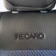 ΗΜΙΚΑΛΥΜΜΑΤΑ ΚΑΘΙΣΜΑΤΩΝ BUCKET RECARO ΜΑΥΡΟ/ΜΠΛΕ ΥΦΑΣΜΑ + 100% ΨΑΘΑ (ΧΟΡΤΟ) ΜΕ ΠΡΟΣΚΕΦΑΛΑ - 2 ΤΕΜ.
