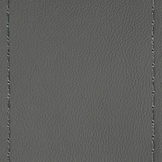 ΚΑΛΥΜΜΑ ΤΙΜΟΝΙΟΥ ΔΕΡΜΑΤΙΝΟ ΡΑΦΤΟ PREMIUM (L) 37/39cm ΓΚΡΙ