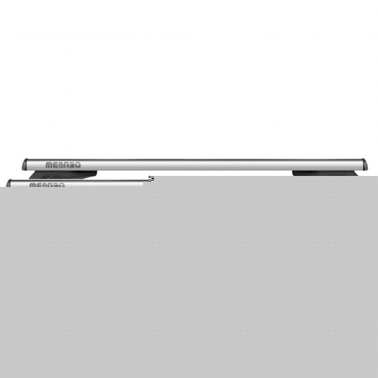 MENABO ΜΠΑΡΕΣ ΑΛΟΥΜΙΝΙΟΥ ARIEM 118.5 cm ΣΕ ΑΣΗΜΙ ΧΡΩΜΑ ΓΙΑ Cupra Formentor 5 doors 2020>2024 ΜΕ RAISED RAILS - 2 ΤΕΜ. (14700/MB)