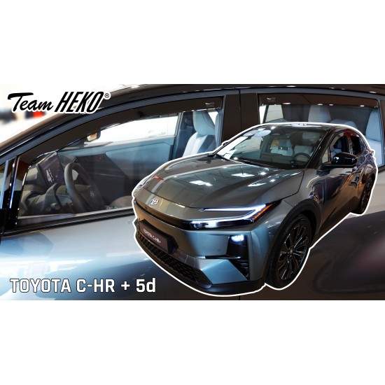 Heko – Ανεμοθραύστες Παραθύρων για Toyota C-HR 5d 2025+, μπροστινοί, εξασφαλίζουν φυσικό εξαερισμό καμπίνας χωρίς ρεύματα αέρα και βροχή – 2 Τεμ. (ΑΝΕΜ.29695)